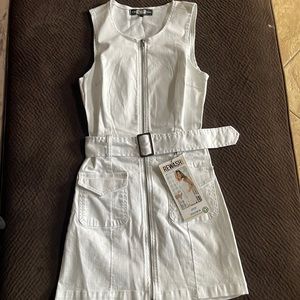 Xs rewash zip up dress
